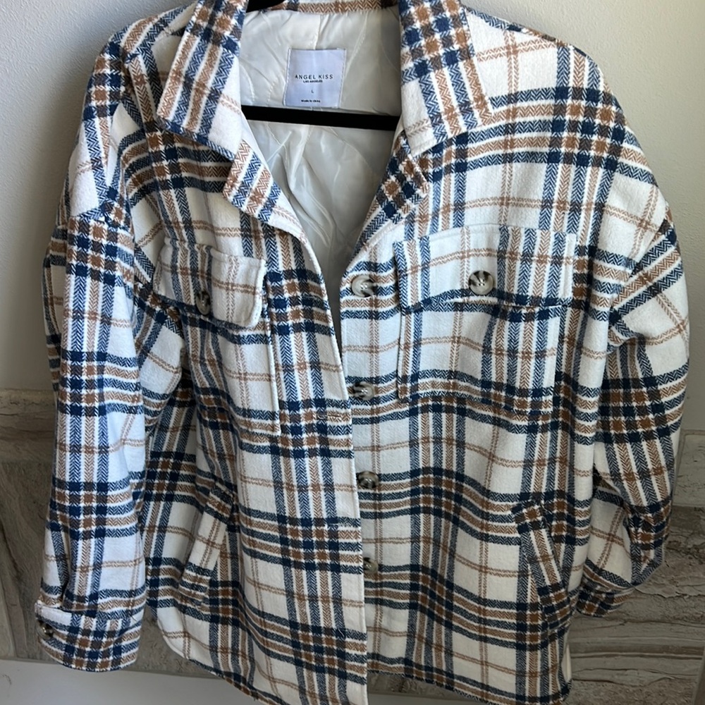 Plaid shacket